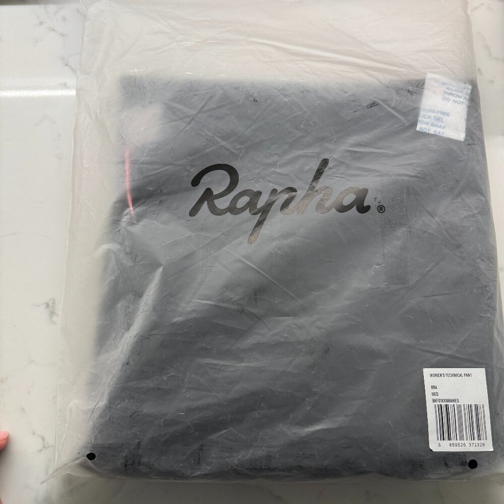 NWT Rapha Women's Tech Pants in Black, Size Medium - Picture 3 of 5